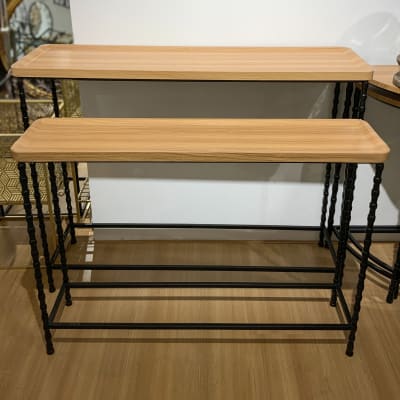 Arrimo de fierro con cubierta de madera pequeño1