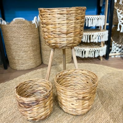 Macetero patas paper cord grande