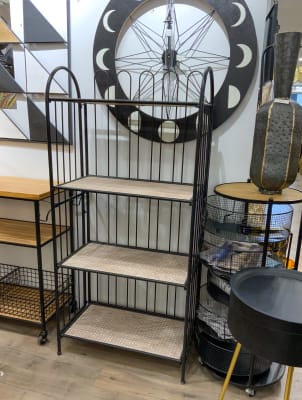 Repisa arrimo metálica negra 4 repisas2