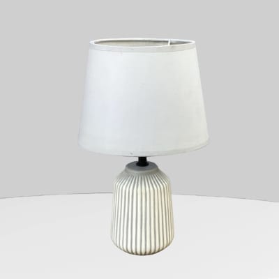 Lampara base cerámica listada1