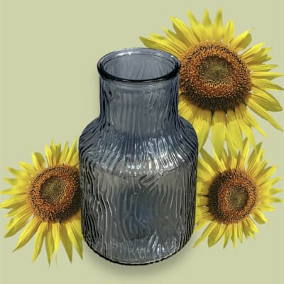 Florero vela textura negro2