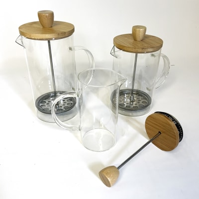 Cafetera tapa madera 800ml