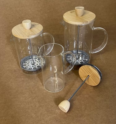 Cafetera tapa madera 1000ml