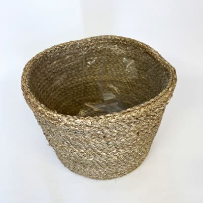 Macetero fibra trenzado grande