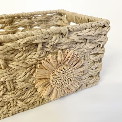 Canasto organizador pom pom grande