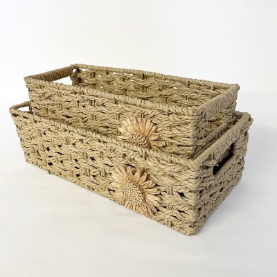 Canasto organizador pom pom pequeño