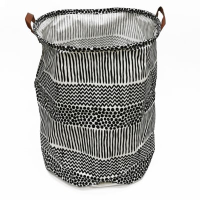 Canasto Ropa Género Diseño Negro1