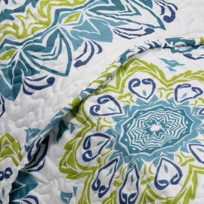 Cubrecama Estampado Mandalas 1.5 P