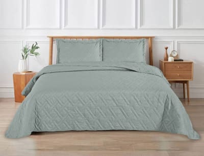 Cubrecama Color Ultra Gris Doble2