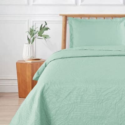 Cubrecama Color Ultra 1.5P Menta1