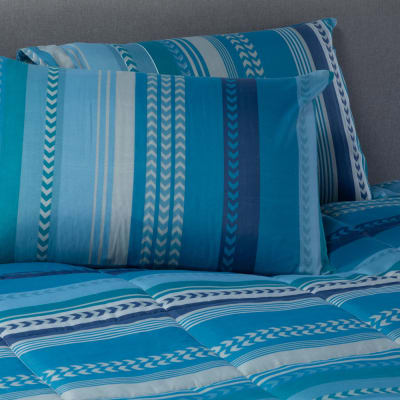 Plumón Doble listado azul2