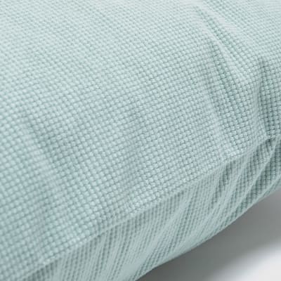 Cojín Chenille turquesa