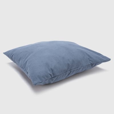 Cojín Chenille azul