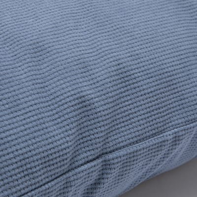 Cojín Chenille azul