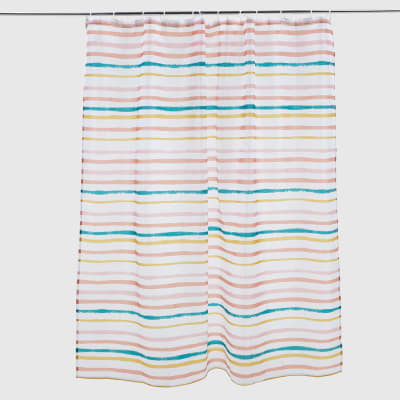 CORTINA DE BAÑO POLIESTER Líneas1