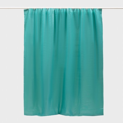 Cortina Baño PEVA Color Turquesa1