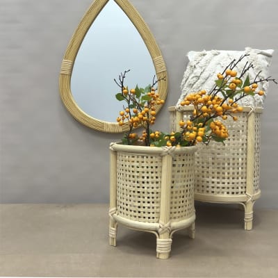 Macetero fibra tramada gr1