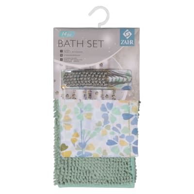 JUEGO DE BAÑO 14 PIEZAS turquesa1