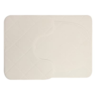 Set Alfombra Baño crudo