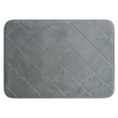 Set Alfombra Baño gris