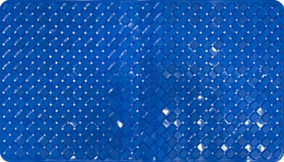 Piso de Baño PVC Rectangular Azul1