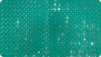 Piso de Baño PVC Rectangular Turquesa1