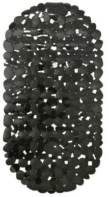 Piso de Baño PVC Ovalado Negro
