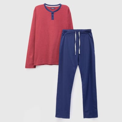 Pijama hombre con botones