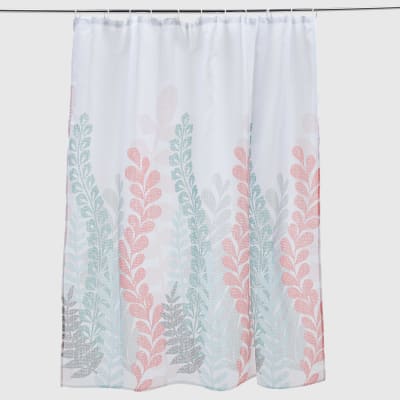 Cortina de baño Microfibra Algas1