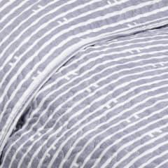 Cubrecama Estampado Gris 2.5 P