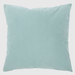 Cojín Chenille turquesa