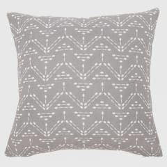 Cojín estampado gris