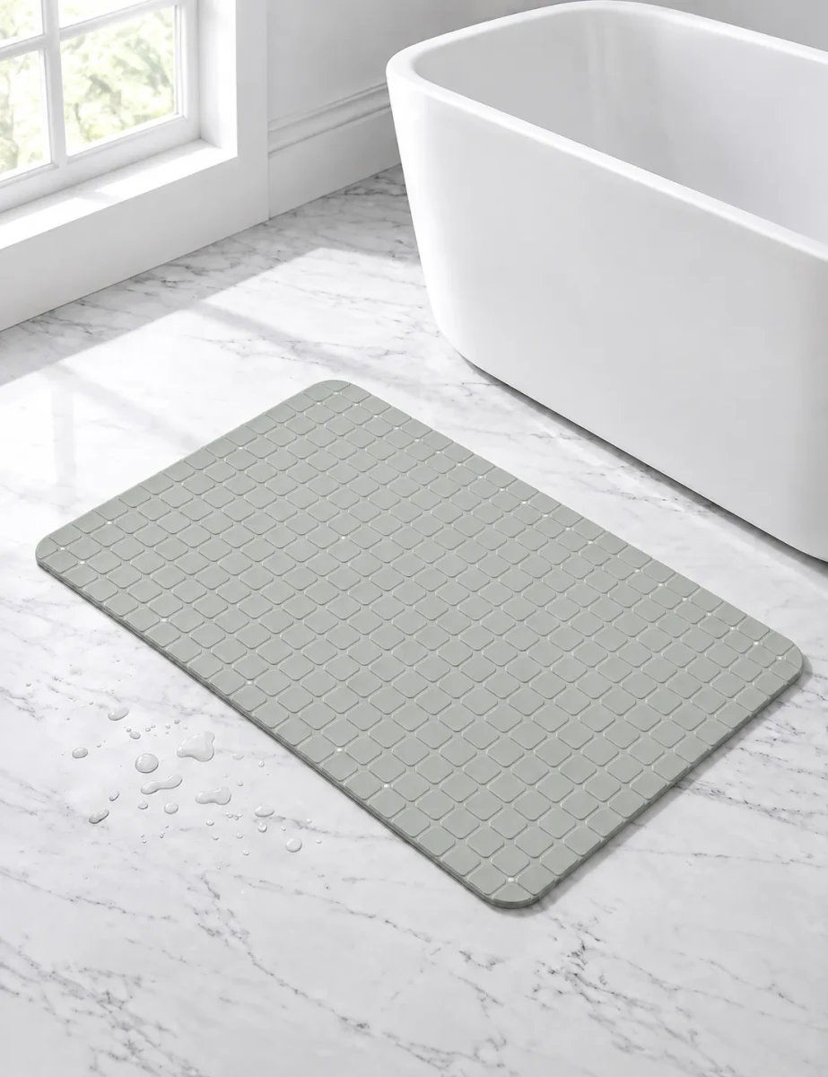 PISO DE BAÑO RECTANGULAR ANTIDESLIZANTE GRIS3