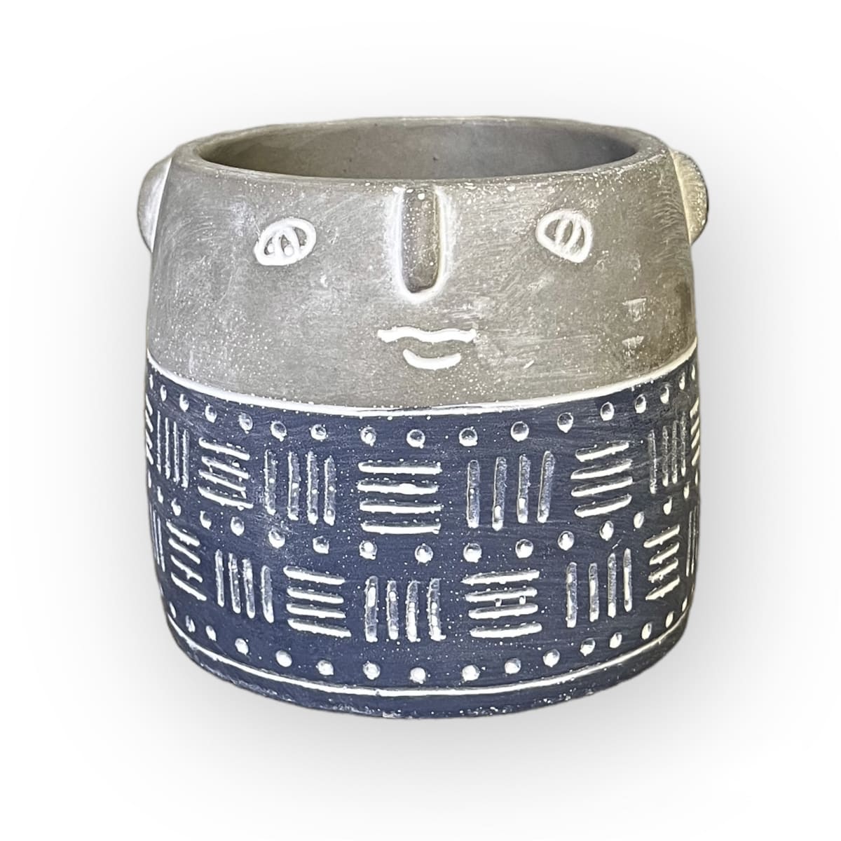 Macetero rostro blue bajo2