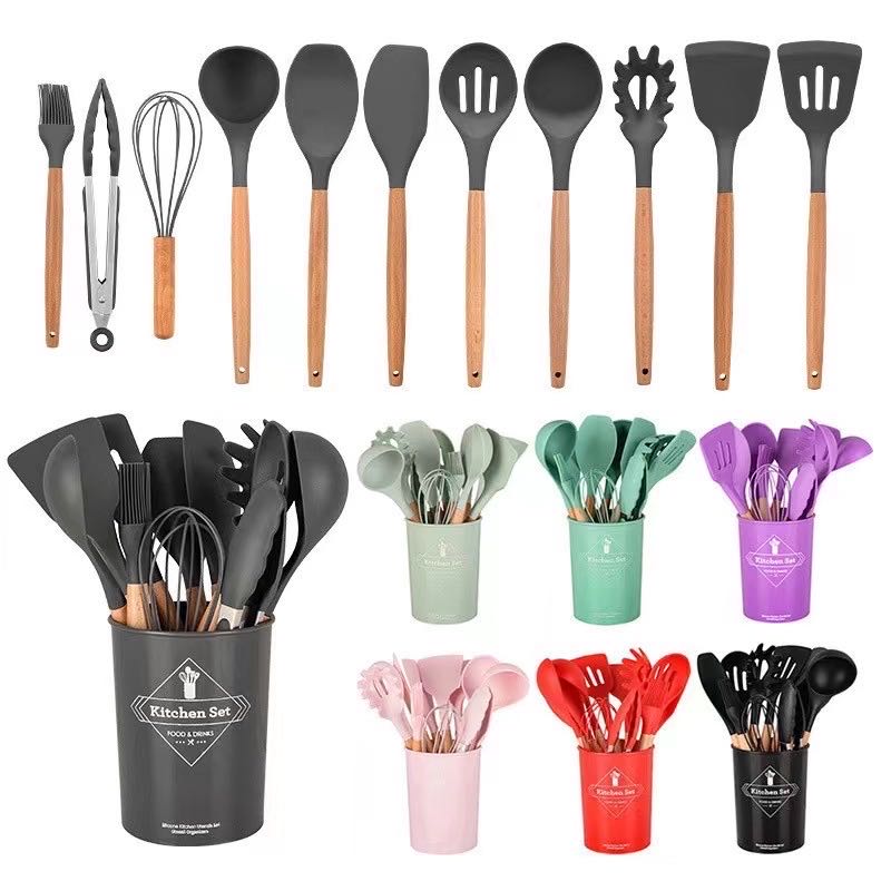 Set de cocina x12 negro3