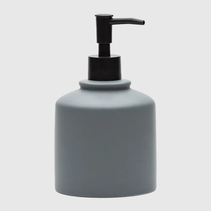SET DE BAÑO 3 PIEZAS CERÁMICA GRIS3