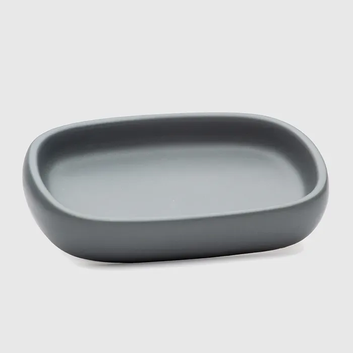 SET DE BAÑO 3 PIEZAS CERÁMICA GRIS6