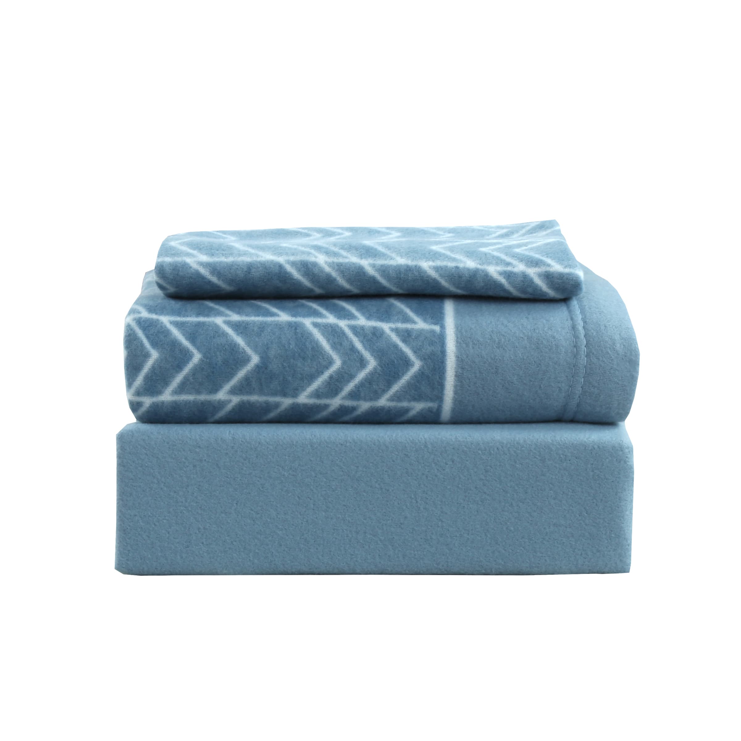 Sábana Polar Estampada azul 1.5 Plazas