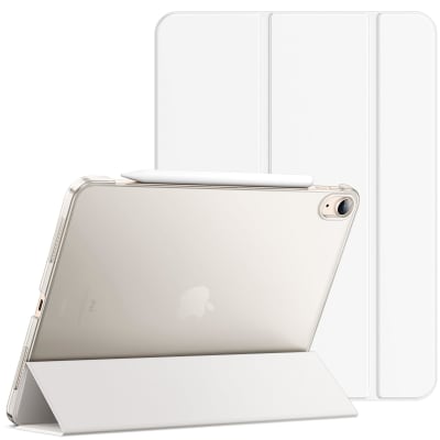 CARCASA TRANSPARENTE CON TAPA COLOR GRIS IPAD 10,2