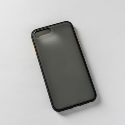 BORDE COLOR REFORZADA NEGRO IPHONE 6P/6SP/7P/8P