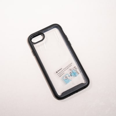 ANTIGOLPES BORDE REFORZADO  NEGRO IPHONE 7/8/SE 2020