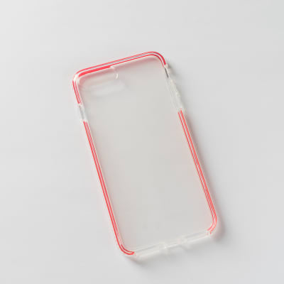 BLANDA TRANS + BORDE NEGRO IPHONE 7P/8P