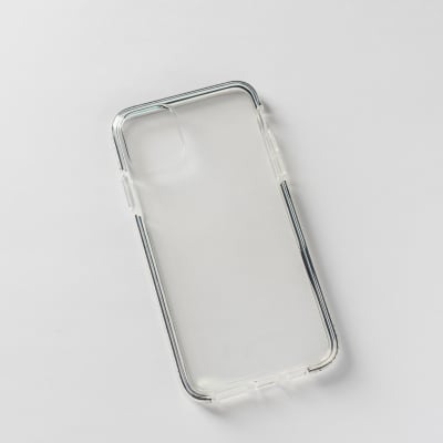 BLANDA TRANS + BORDE NEGRO IPHONE 11 PRO MAX