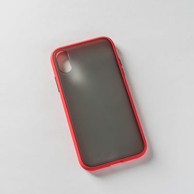BORDE COLOR REFORZADA ROJO IPHONE XR