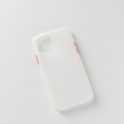 BORDE COLOR REFORZADA BLANCO IPHONE 11 PRO