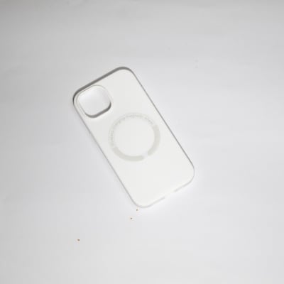 CARCASA SILICONA MAGSAFE - BLANCO IPHONE 15