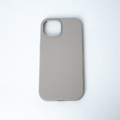 CARCASA DE SILICONA CON MAGSAFE IPHONE 13 GRIS ROCA