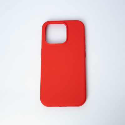 CARCASA DE SILICONA CON MAGSAFE IPHONE 13 PRO MAX ROJO