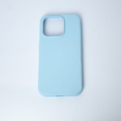CARCASA DE SILICONA CON MAGSAFE IPHONE 13 PRO MAX CELESTE