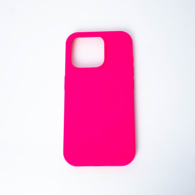 CARCASA DE SILICONA CON MAGSAFE IPHONE 15 PRO MAX FUCSIA
